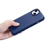 Чохол iCarer Leather Cover Case для iPhone 14 Plus Blue with MagSafe (WMI14220707-BU)