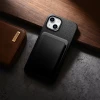 Чохол iCarer Litchi Premium Leather Case для iPhone 14 | 13 Black with MagSafe (WMI14220709-BK)