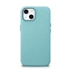 Чохол iCarer Litchi Premium Leather Case для iPhone 14 | 13 Green with MagSafe (WMI14220709-GN)