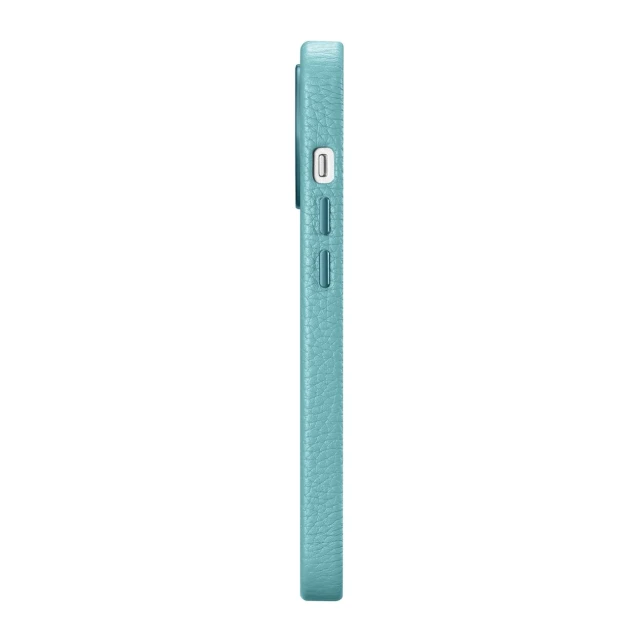 Чохол iCarer Litchi Premium Leather Case для iPhone 14 Pro Green with MagSafe (WMI14220710-GN)