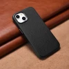 Чехол iCarer Litchi Premium Leather Case для iPhone 14 Plus Black with MagSafe (WMI14220711-BK)