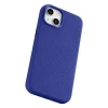 Чохол iCarer Litchi Premium Leather Case для iPhone 14 Plus Dark Blue with MagSafe (WMI14220711-DB)