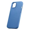 Чохол iCarer Litchi Premium Leather Case для iPhone 14 Plus Light Blue with MagSafe (WMI14220711-LB)