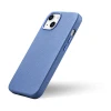Чохол iCarer Litchi Premium Leather Case для iPhone 14 Plus Light Blue with MagSafe (WMI14220711-LB)