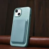Чохол iCarer Litchi Premium Leather Case для iPhone 14 Plus Green with MagSafe (WMI14220711-GN)