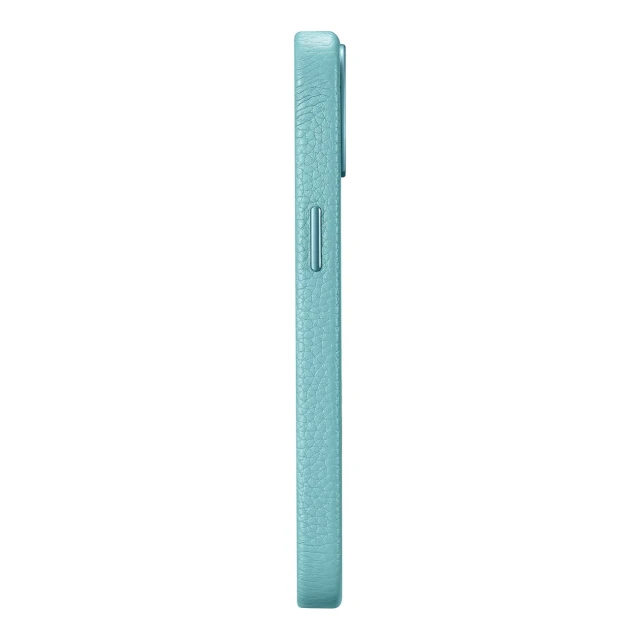 Чохол iCarer Litchi Premium Leather Case для iPhone 14 Plus Green with MagSafe (WMI14220711-GN)