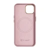 Чохол iCarer Litchi Premium Leather Case для iPhone 14 Plus Pink with MagSafe (WMI14220711-PK)