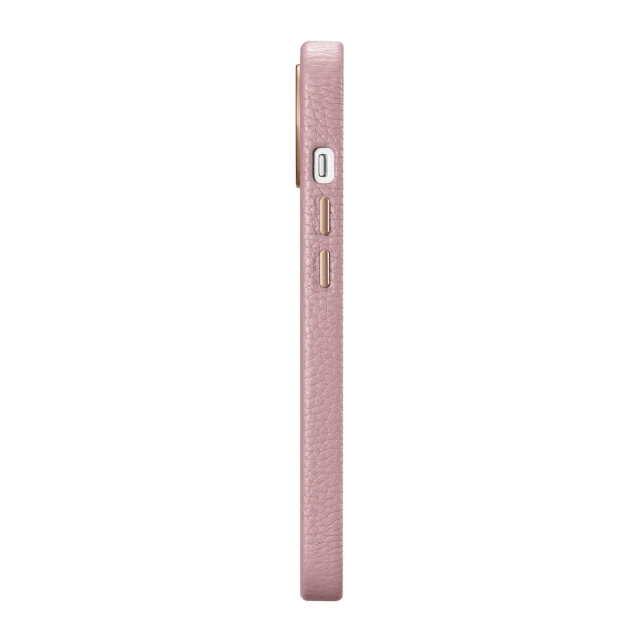 Чохол iCarer Litchi Premium Leather Case для iPhone 14 Plus Pink with MagSafe (WMI14220711-PK)