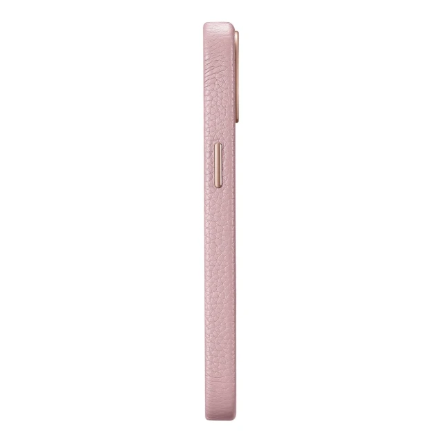 Чохол iCarer Litchi Premium Leather Case для iPhone 14 Plus Pink with MagSafe (WMI14220711-PK)