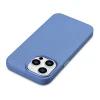 Чохол iCarer Litchi Premium Leather Case для iPhone 14 Pro Max Light Blue with MagSafe (WMI14220712-LB)