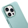 Чохол iCarer Litchi Premium Leather Case для iPhone 14 Pro Max Green with MagSafe (WMI14220712-GN)