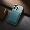 Чохол iCarer Litchi Premium Leather Case для iPhone 14 Pro Max Green with MagSafe (WMI14220712-GN)
