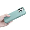 Чохол iCarer Litchi Premium Leather Case для iPhone 14 Pro Max Green with MagSafe (WMI14220712-GN)
