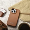 Чохол iCarer CE Premium Leather Folio Case для iPhone 14 Pro Brown with MagSafe (WMI14220714-BN)