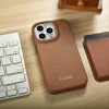 Чохол iCarer CE Premium Leather Folio Case для iPhone 14 Pro Brown with MagSafe (WMI14220714-BN)