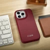 Чехол iCarer CE Premium Leather Folio Case для iPhone 14 Pro Red with MagSafe (WMI14220714-RD)