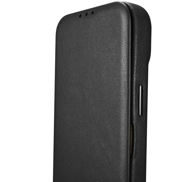 Чохол iCarer CE Premium Leather Folio Case для iPhone 14 Plus Black with MagSafe (WMI14220715-BK)