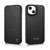 Чохол iCarer CE Premium Leather Folio Case для iPhone 14 Plus Black with MagSafe (WMI14220715-BK)