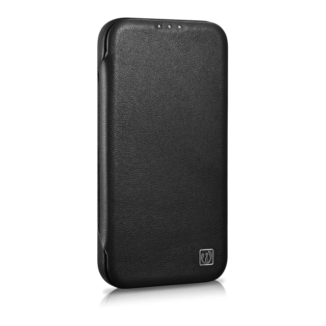 Чохол iCarer CE Premium Leather Folio Case для iPhone 14 Plus Black with MagSafe (WMI14220715-BK)