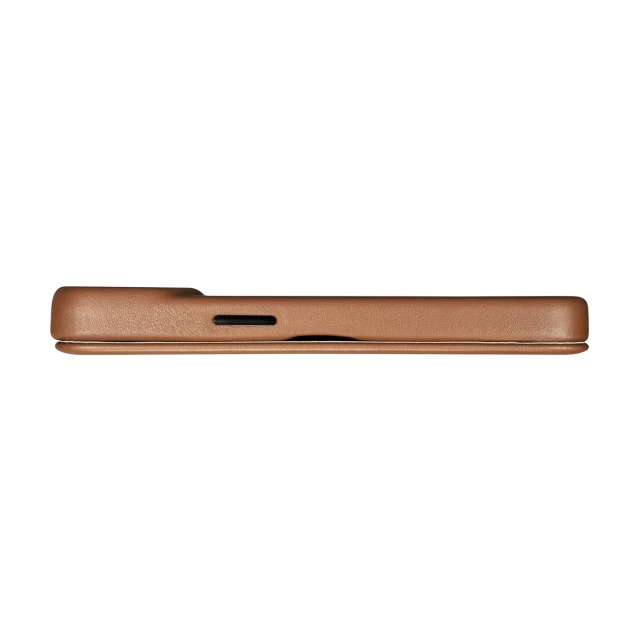 Чохол iCarer CE Premium Leather Folio Case для iPhone 14 Plus Brown with MagSafe (WMI14220715-BN)