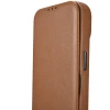 Чохол iCarer CE Premium Leather Folio Case для iPhone 14 Plus Brown with MagSafe (WMI14220715-BN)