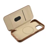 Чохол iCarer CE Premium Leather Folio Case для iPhone 14 Plus Brown with MagSafe (WMI14220715-BN)