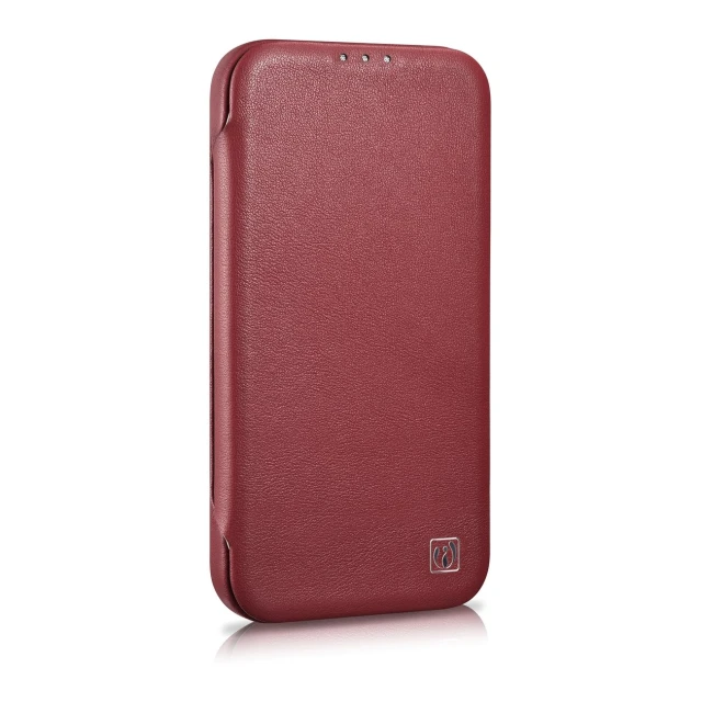 Чехол iCarer CE Premium Leather Folio Case для iPhone 14 Plus Red with MagSafe (WMI14220715-RD)