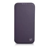 Чохол iCarer CE Premium Leather Folio Case для iPhone 14 Plus Dark Purple with MagSafe (WMI14220715-DP)
