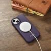 Чохол iCarer CE Premium Leather Folio Case для iPhone 14 Plus Dark Purple with MagSafe (WMI14220715-DP)