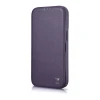 Чохол iCarer CE Premium Leather Folio Case для iPhone 14 Plus Dark Purple with MagSafe (WMI14220715-DP)