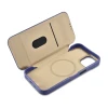 Чохол iCarer CE Premium Leather Folio Case для iPhone 14 Plus Light Purple with MagSafe (WMI14220715-LP)