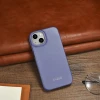 Чохол iCarer CE Premium Leather Folio Case для iPhone 14 Plus Light Purple with MagSafe (WMI14220715-LP)