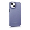 Чохол iCarer CE Premium Leather Folio Case для iPhone 14 Plus Light Purple with MagSafe (WMI14220715-LP)