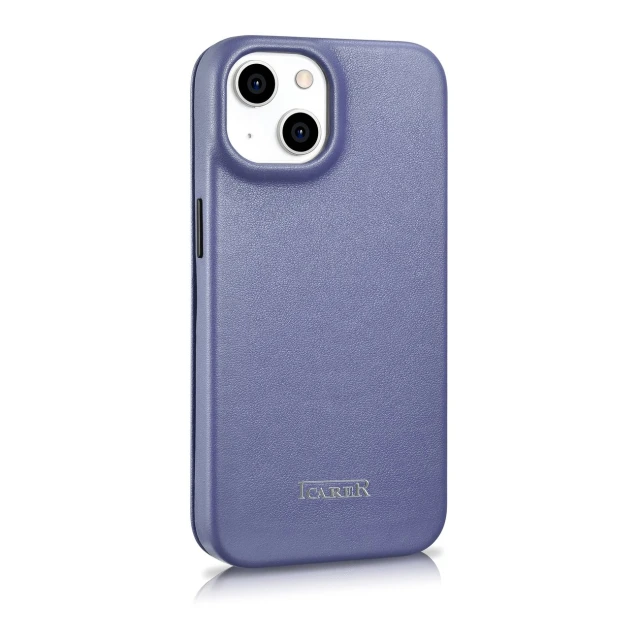 Чохол iCarer CE Premium Leather Folio Case для iPhone 14 Plus Light Purple with MagSafe (WMI14220715-LP)