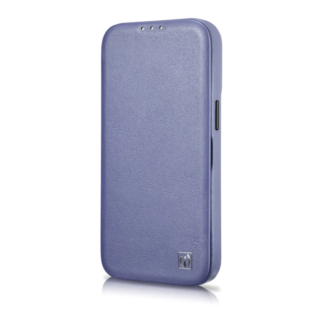 Чохол iCarer CE Premium Leather Folio Case для iPhone 14 Plus Light Purple with MagSafe (WMI14220715-LP)