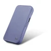 Чохол iCarer CE Premium Leather Folio Case для iPhone 14 Plus Light Purple with MagSafe (WMI14220715-LP)