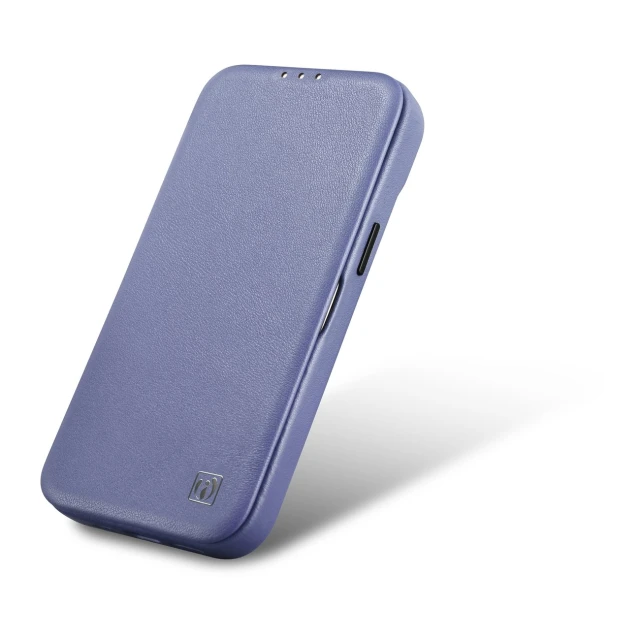 Чохол iCarer CE Premium Leather Folio Case для iPhone 14 Plus Light Purple with MagSafe (WMI14220715-LP)