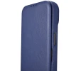 Чохол iCarer CE Premium Leather Folio Case для iPhone 14 Plus Blue with MagSafe (WMI14220715-BU)