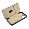 Чохол iCarer CE Premium Leather Folio Case для iPhone 14 Plus Blue with MagSafe (WMI14220715-BU)
