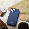 Чохол iCarer CE Premium Leather Folio Case для iPhone 14 Plus Blue with MagSafe (WMI14220715-BU)