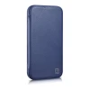 Чохол iCarer CE Premium Leather Folio Case для iPhone 14 Plus Blue with MagSafe (WMI14220715-BU)