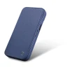 Чохол iCarer CE Premium Leather Folio Case для iPhone 14 Plus Blue with MagSafe (WMI14220715-BU)