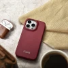 Чехол iCarer CE Premium Leather Folio Case для iPhone 14 Pro Max Red with MagSafe (WMI14220716-RD)