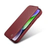 Чехол iCarer CE Premium Leather Folio Case для iPhone 14 Pro Max Red with MagSafe (WMI14220716-RD)