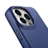 Чохол iCarer CE Premium Leather Folio Case для iPhone 14 Pro Max Blue with MagSafe (WMI14220716-BU)