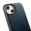 Чохол iCarer Leather Oil Wax Case для iPhone 14 | 13 Blue with MagSafe (WMI14220717-BU)