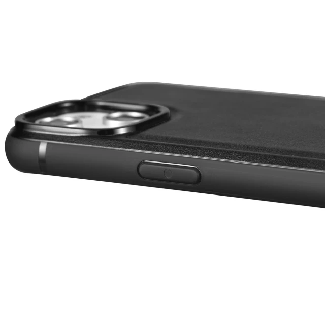 Чохол iCarer Leather Oil Wax Case для iPhone 14 Plus Black with MagSafe (WMI14220719-BK)