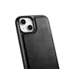 Чохол iCarer Leather Oil Wax Case для iPhone 14 Plus Black with MagSafe (WMI14220719-BK)