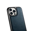 Чохол iCarer Leather Oil Wax Case для iPhone 14 Pro Max Blue with MagSafe (WMI14220720-BU)