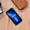 Чохол iCarer Leather Oil Wax Case для iPhone 14 Pro Max Blue with MagSafe (WMI14220720-BU)